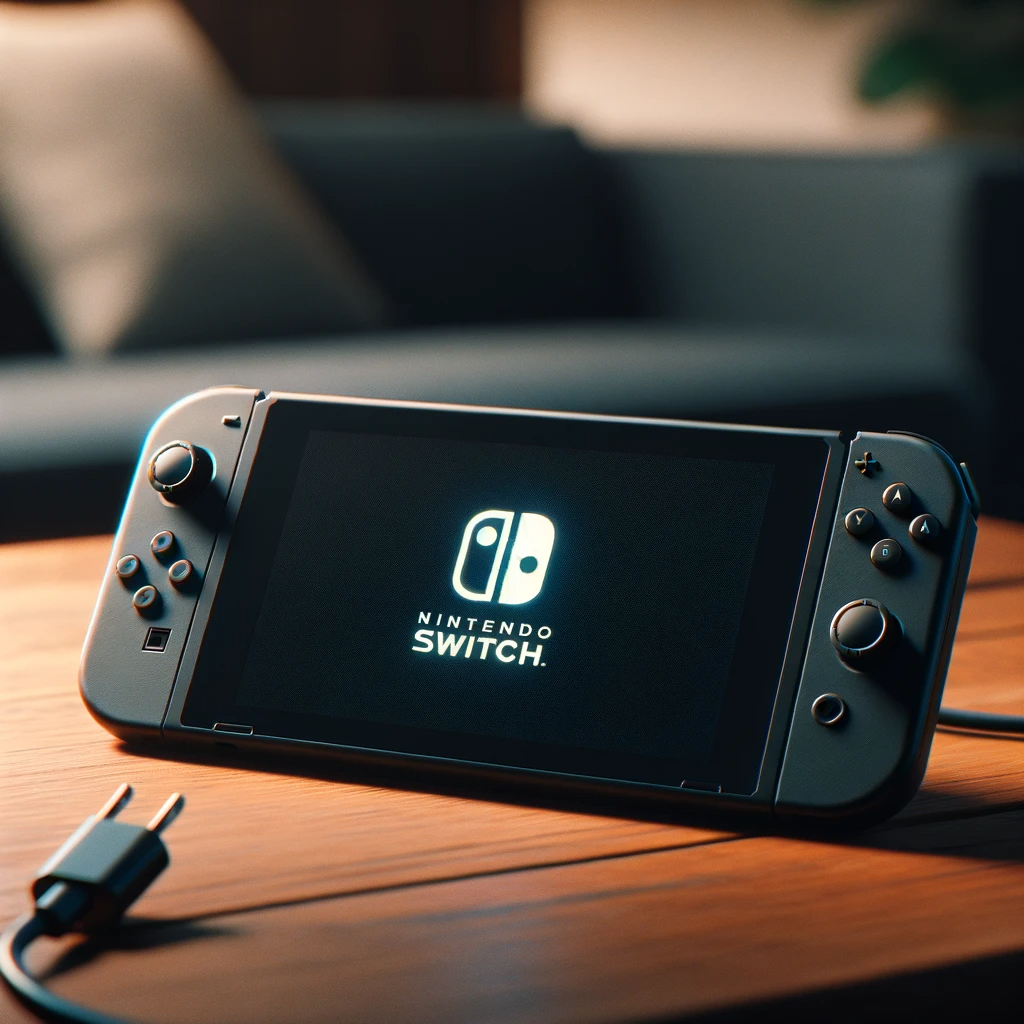 Nintendo Switch console with